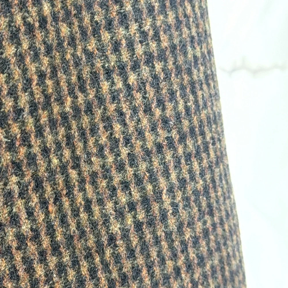 Robert Stock Houndstooth Wool Blazer Sports Coat Single Breasted Lined Sz 48R